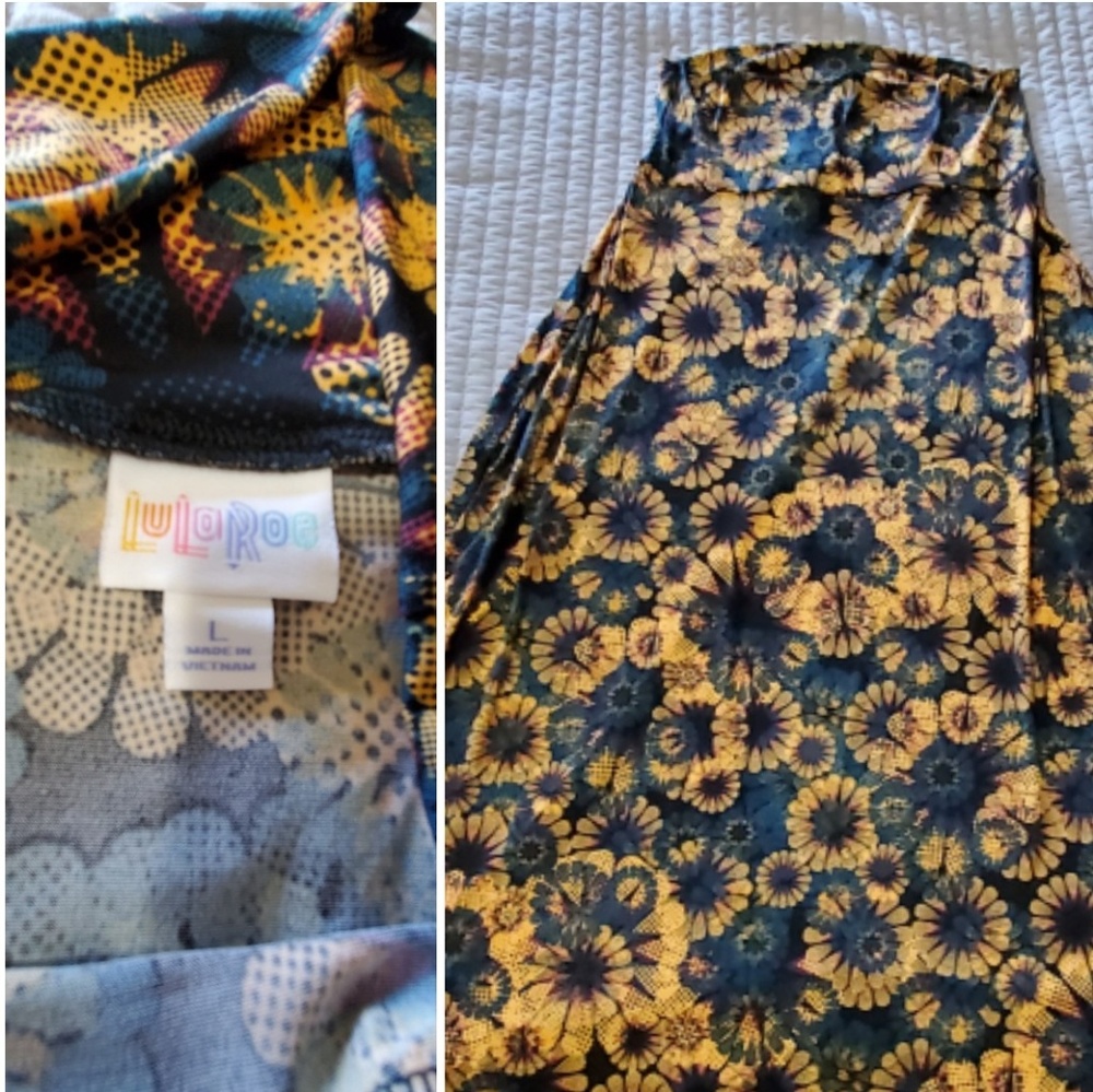 Lularoe Maxi size Large Sunflowers